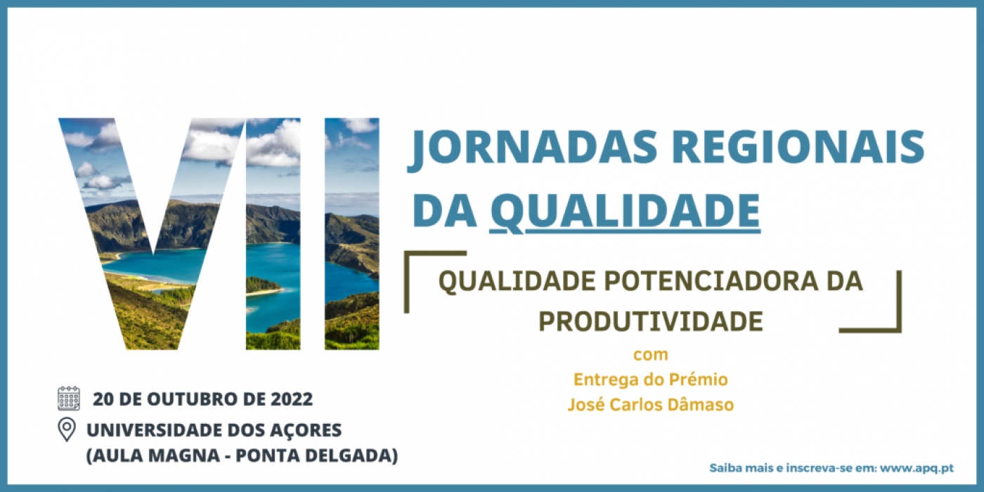 APCER participa nas VII Jornadas Regionais da Qualidade | Prémio José Carlos Dâmaso