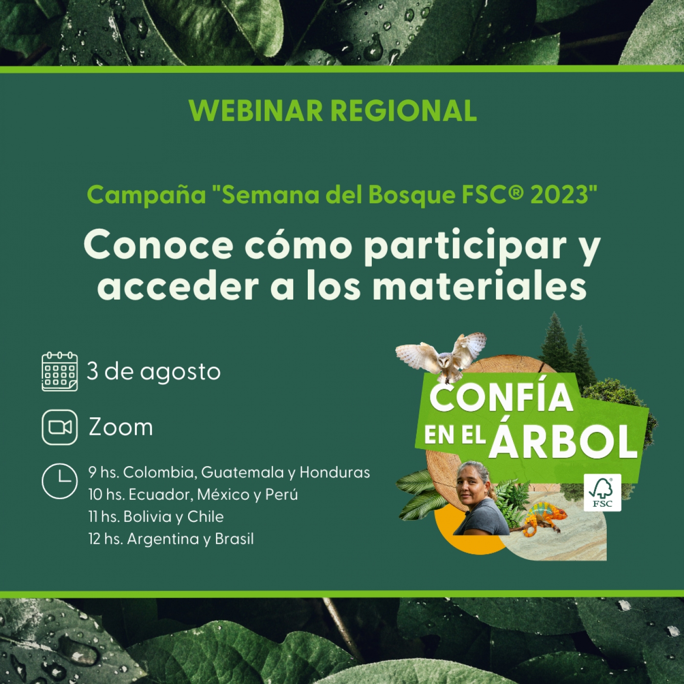 Webinar Regional | Campanha “Semana da Floresta FSC® 2023”